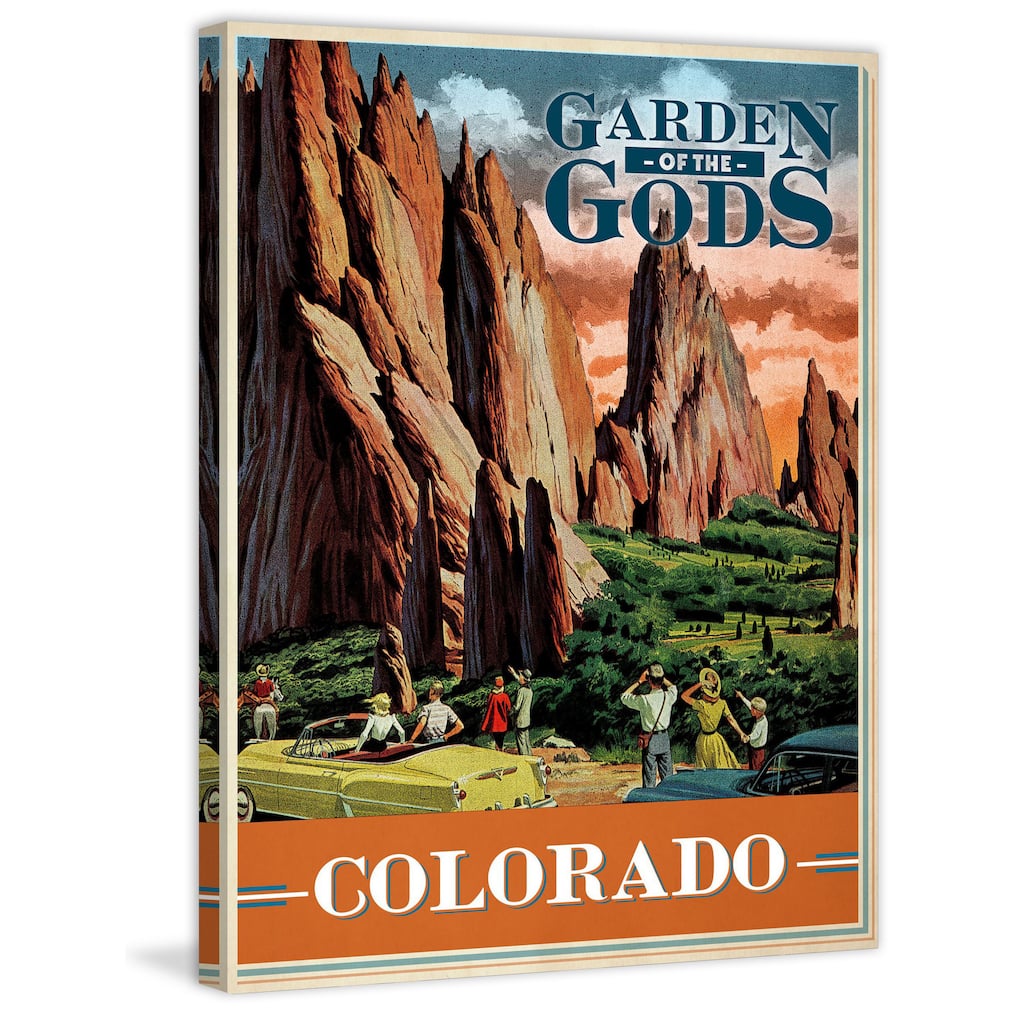 Marmont Hill - 'Travel Colorado' Painting Print on Wrapped Canvas - Multi-Color