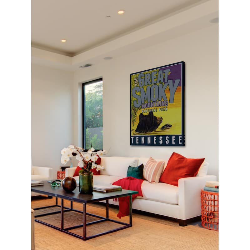 Marmont Hill - 'Travel Tennessee' Painting Print on Wrapped Canvas - Yellow