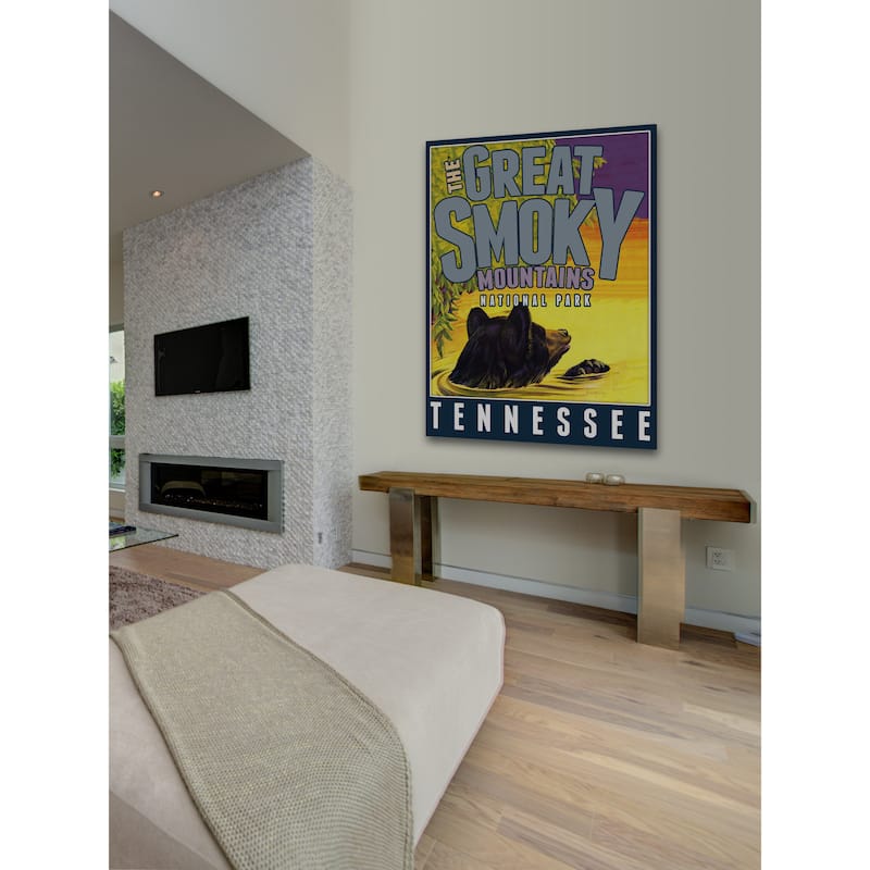 Marmont Hill - 'Travel Tennessee' Painting Print on Wrapped Canvas - Yellow