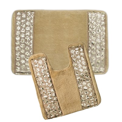 Luxury Bathroom Rug and Contour Rug Set or Separates