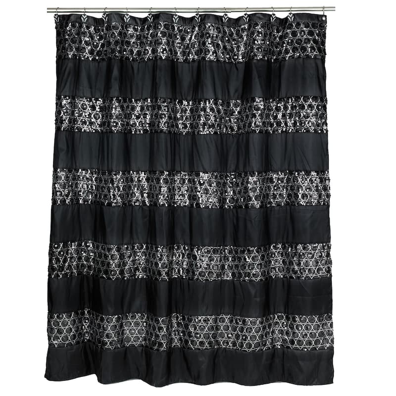 Luxury Shower Curtain and Hooks Set Or Separates - SHOWER CURTAIN