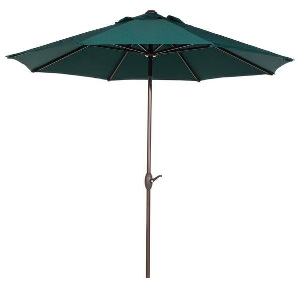 Shop Black Friday Deals On Angoon Green 11 Foot Outdoor Market Umbrella By Havenside Home Overstock 13997316