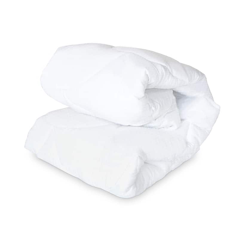 PrimaLoft 400 Thread Count Extra Plush Hypoallergenic Mattress Pad - White