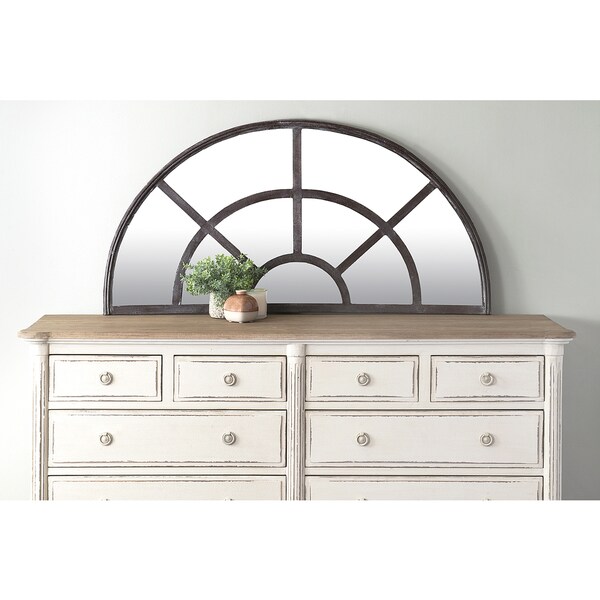 East At Main S Proctor Brown Half Moon Wall Mirror Free East At Main X27 S Proctor Brown Half Moon Wall Mirror