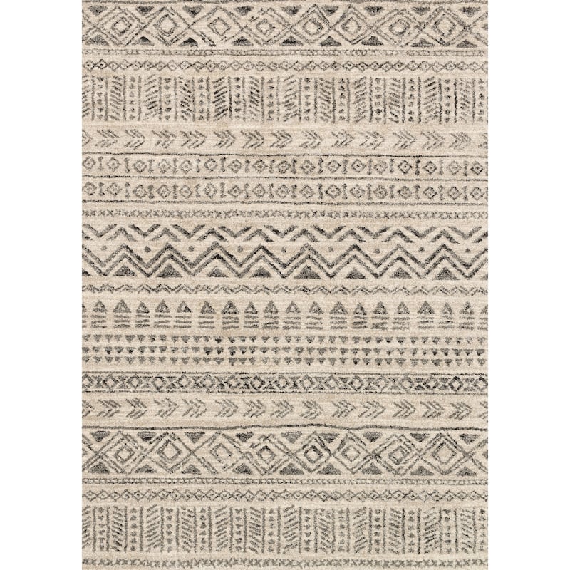 Alexander Home Brentley Tribal Graphite Moroccan Area Rug