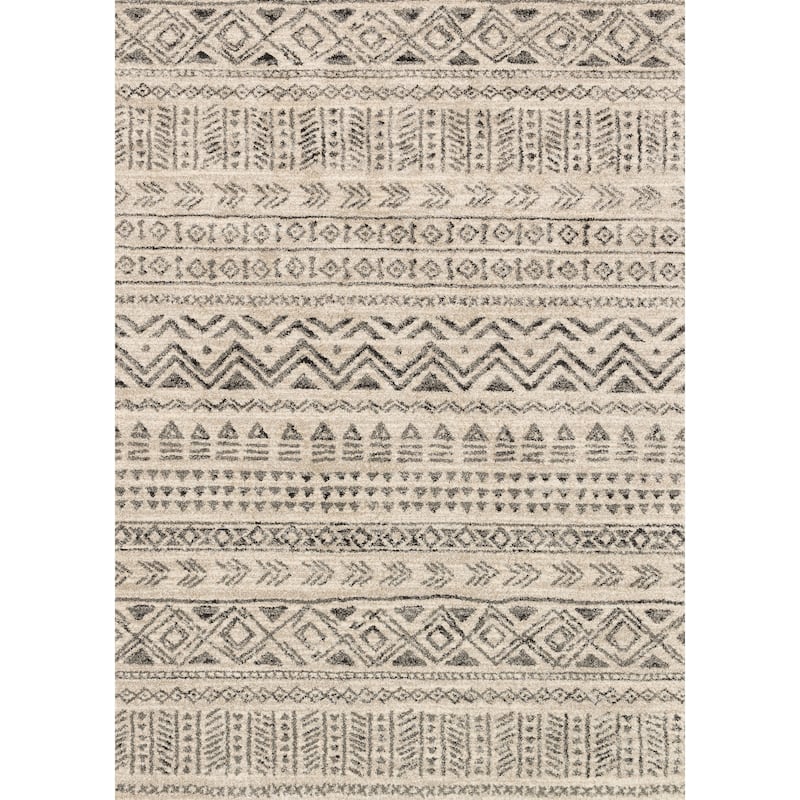 Alexander Home Brentley Tribal Graphite Moroccan Area Rug