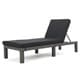 preview thumbnail 2 of 12, Puerta Outdoor Adjustable Wicker Chaise Lounge with Cushion by Christopher Knight Home