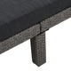 Puerta Outdoor Adjustable PE Wicker Chaise Lounge with Cushion by Christopher Knight Home (Set of 2) - Thumbnail 8