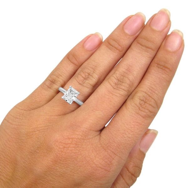 Shop 14k White Gold 1 3/4ct TGW Radiant 