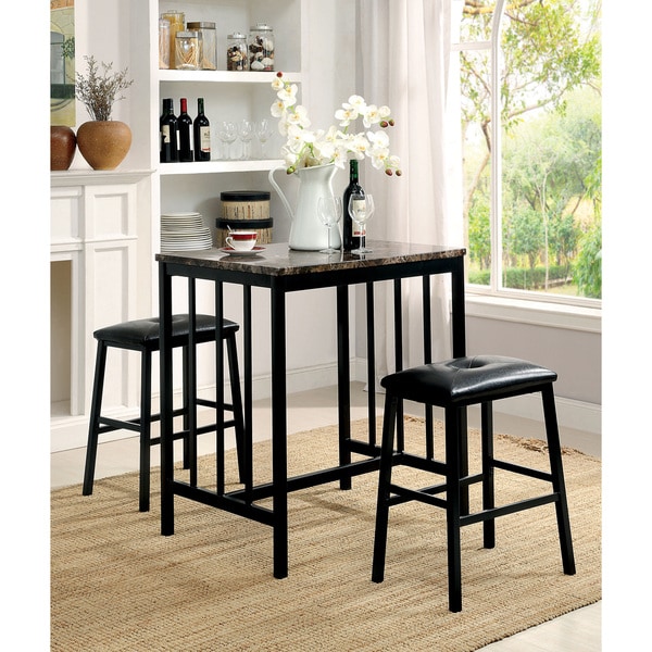 ... Marble Top Counter Height Dining Set - Free Shipping Today - Overstock