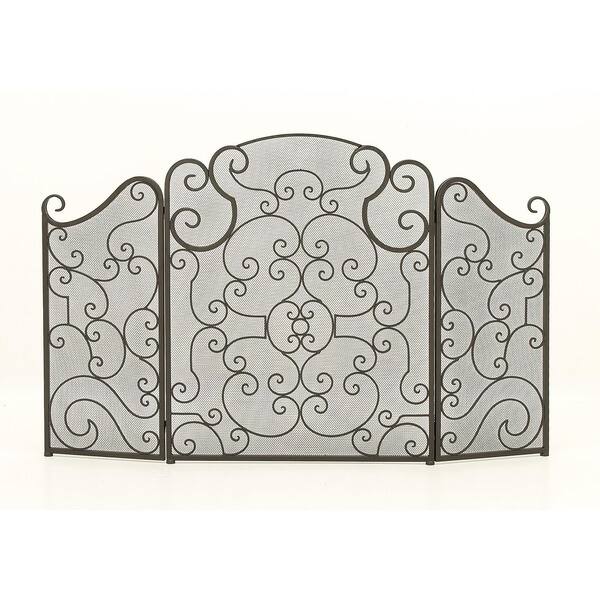 Shop Urban Designs Monticello Protective 3 Panel Fireplace Screen