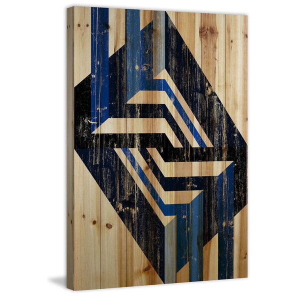 Marmont Hill - Handmade Holding Hands Painting Print on Natural Pine Wood