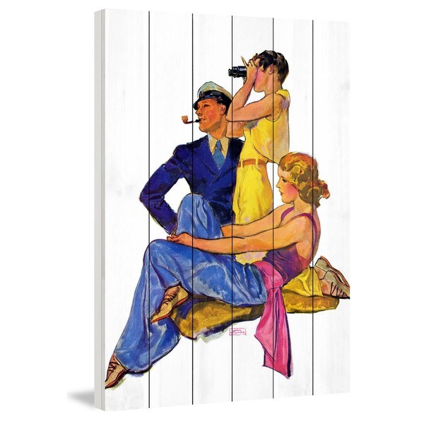 Marmont Hill - Handmade The Good Life Painting Print on White Wood
