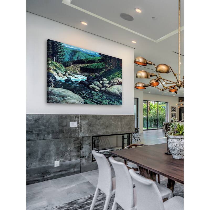 Marmont Hill - 'Steelhead' Painting Print on Wrapped Canvas - Multi-Color
