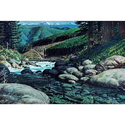 Marmont Hill - 'Steelhead' Painting Print on Wrapped Canvas - Multi-Color