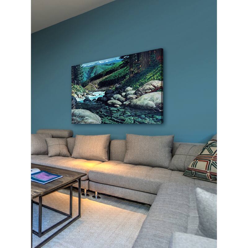 Marmont Hill - 'Steelhead' Painting Print on Wrapped Canvas - Multi-Color