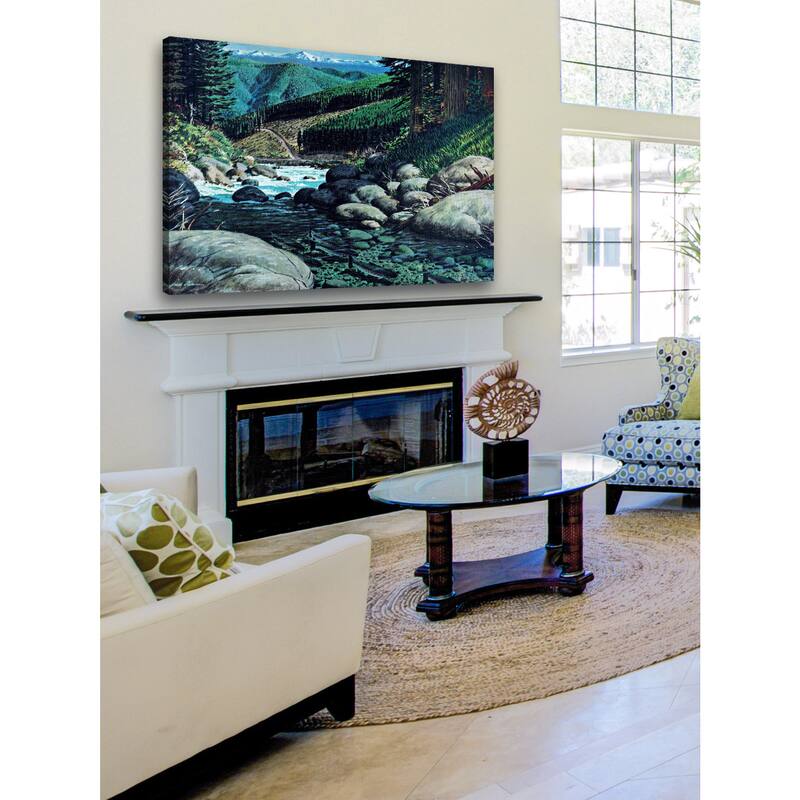 Marmont Hill - 'Steelhead' Painting Print on Wrapped Canvas - Multi-Color