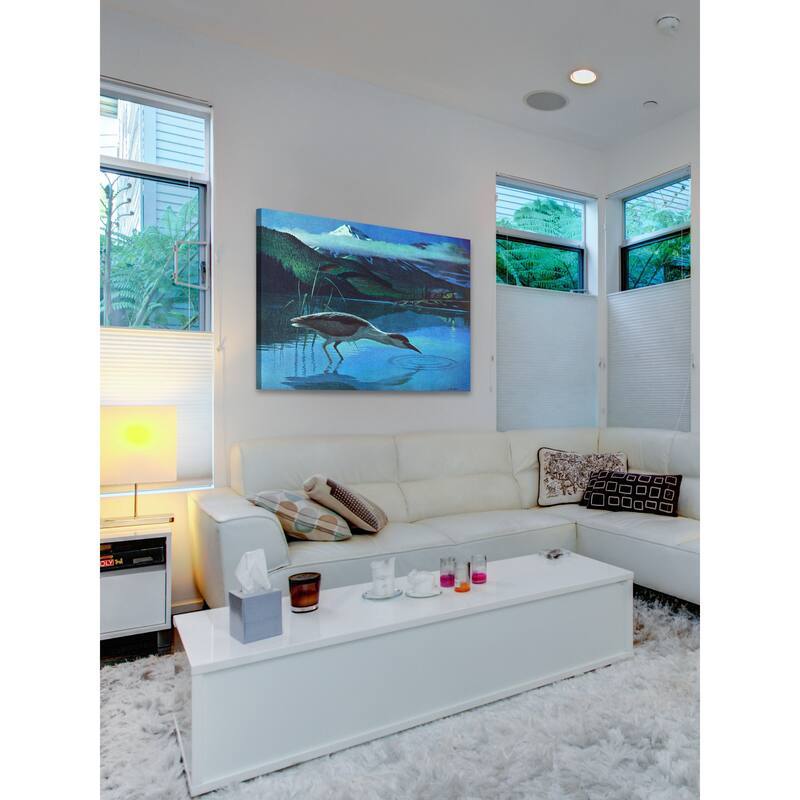 Marmont Hill - 'Night Heron' Painting Print on Wrapped Canvas - Multi-Color