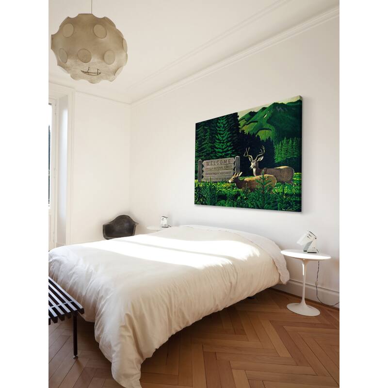 Marmont Hill - 'Umpqua Natl Forest' Painting Print on Wrapped Canvas - Multi-Color