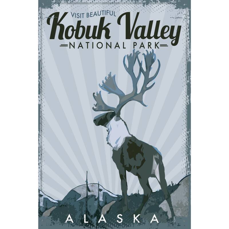 Marmont Hill - 'Travel Alaska' Painting Print on Wrapped Canvas - Multi-Color