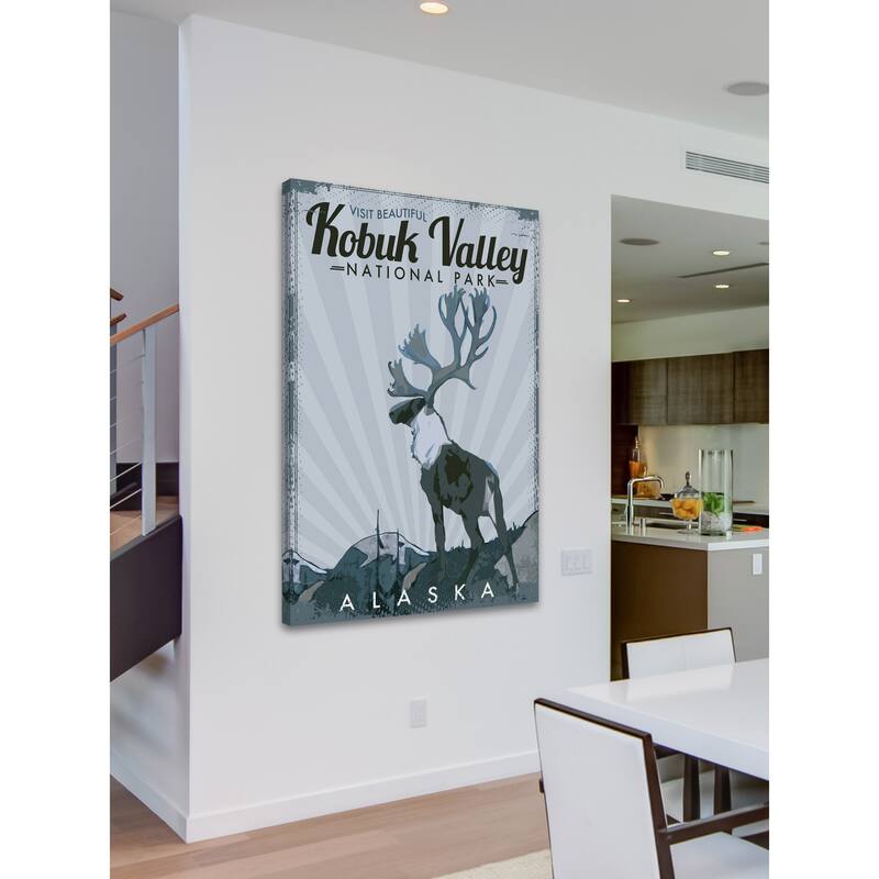 Marmont Hill - 'Travel Alaska' Painting Print on Wrapped Canvas - Multi-Color