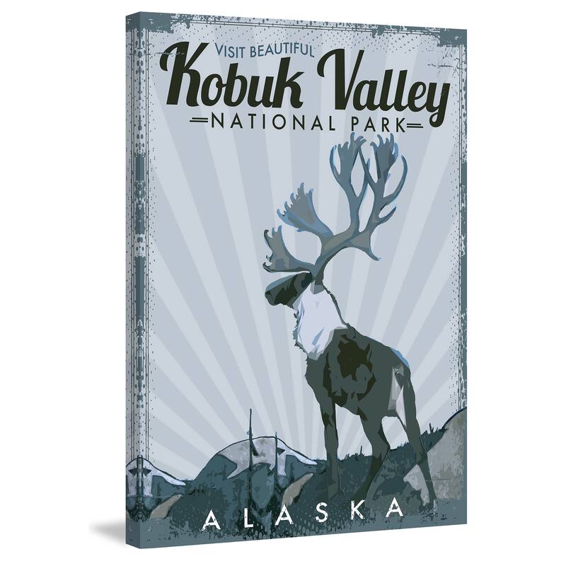 Marmont Hill - 'Travel Alaska' Painting Print on Wrapped Canvas - Multi-Color