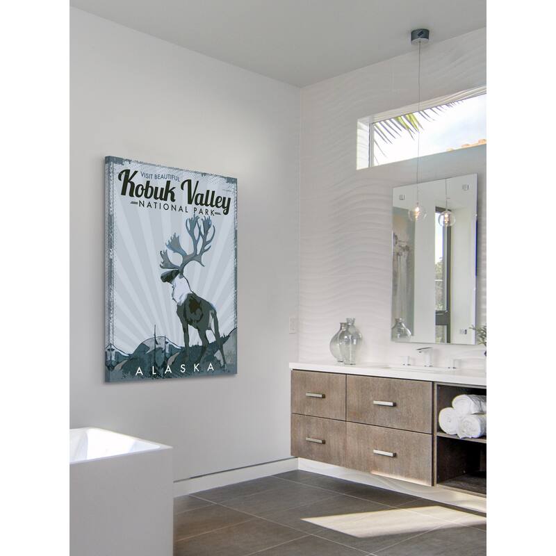 Marmont Hill - 'Travel Alaska' Painting Print on Wrapped Canvas - Multi-Color