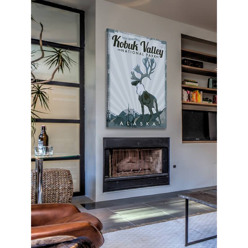 Marmont Hill - 'Travel Alaska' Painting Print on Wrapped Canvas - Multi-Color