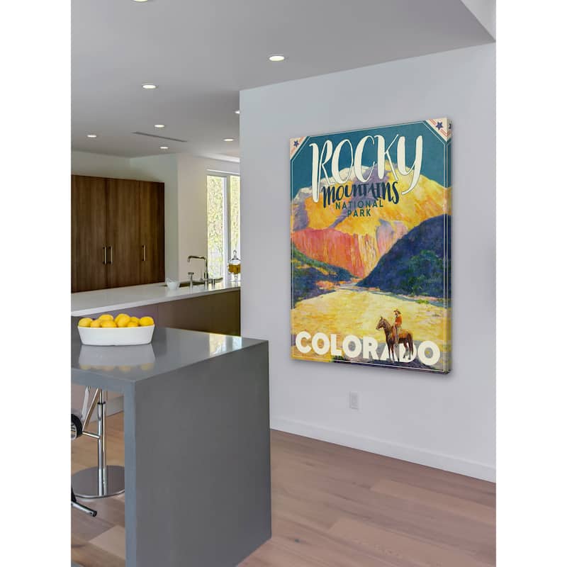 Marmont Hill - 'Travel Colorado' Painting Print on Wrapped Canvas - Multi-Color