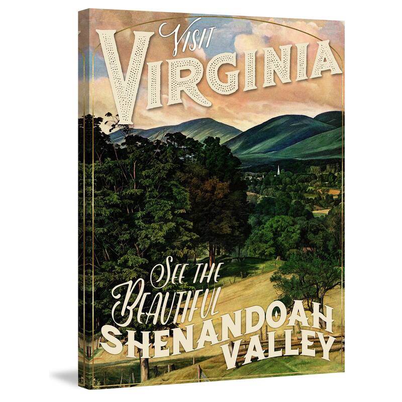 Marmont Hill - 'Travel Virginia' Painting Print on Wrapped Canvas - Multi-Color