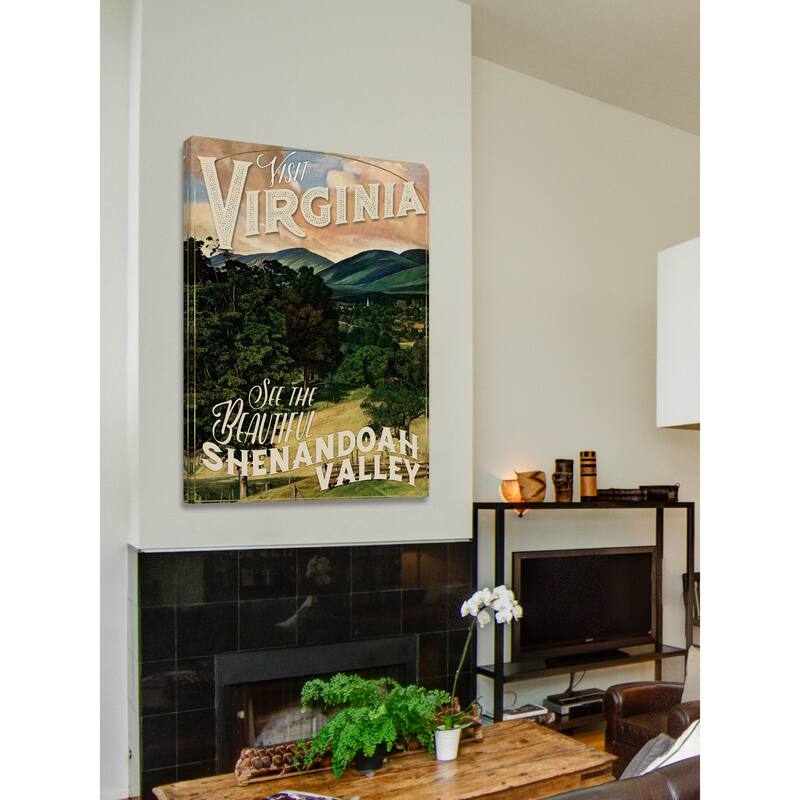 Marmont Hill - 'Travel Virginia' Painting Print on Wrapped Canvas - Multi-Color