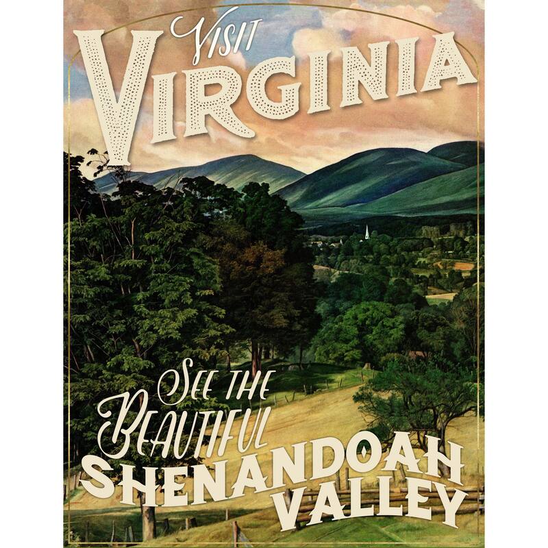 Marmont Hill - 'Travel Virginia' Painting Print on Wrapped Canvas - Multi-Color
