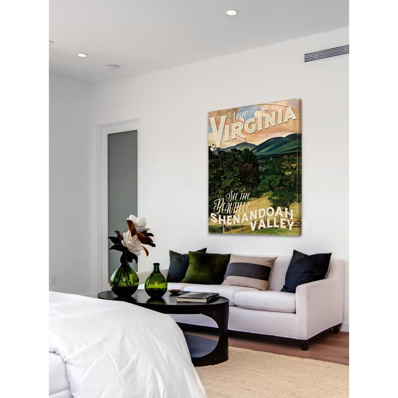 Marmont Hill - 'Travel Virginia' Painting Print on Wrapped Canvas - Multi-Color