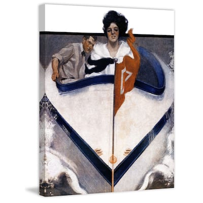 Marmont Hill - 'Boat Race' Painting Print on Wrapped Canvas - Multi-Color