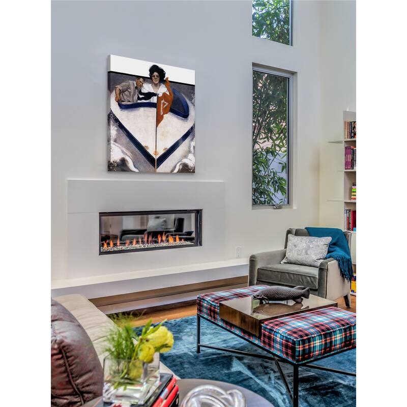 Marmont Hill - 'Boat Race' Painting Print on Wrapped Canvas - Multi-Color