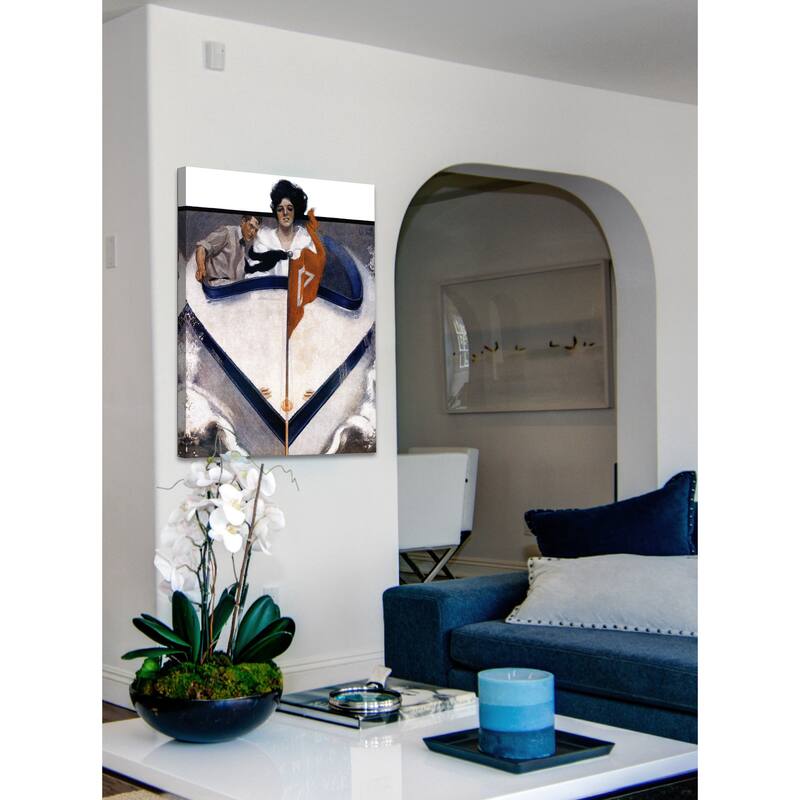 Marmont Hill - 'Boat Race' Painting Print on Wrapped Canvas - Multi-Color