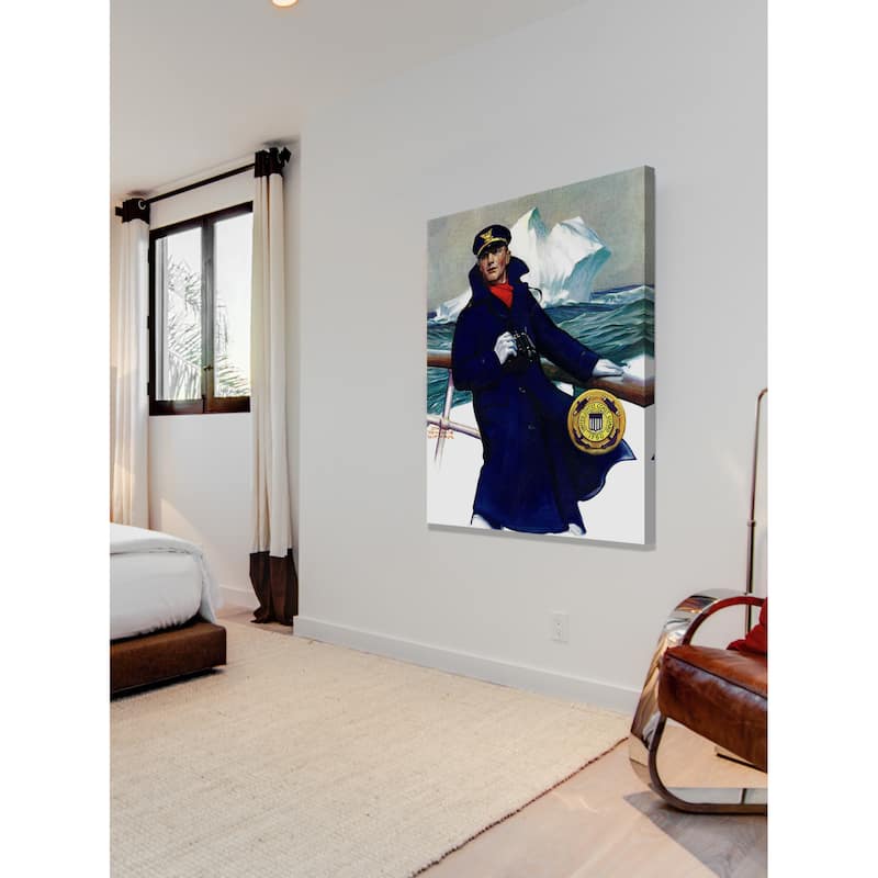 Marmont Hill - 'The Captain' Painting Print on Wrapped Canvas - Multi-Color