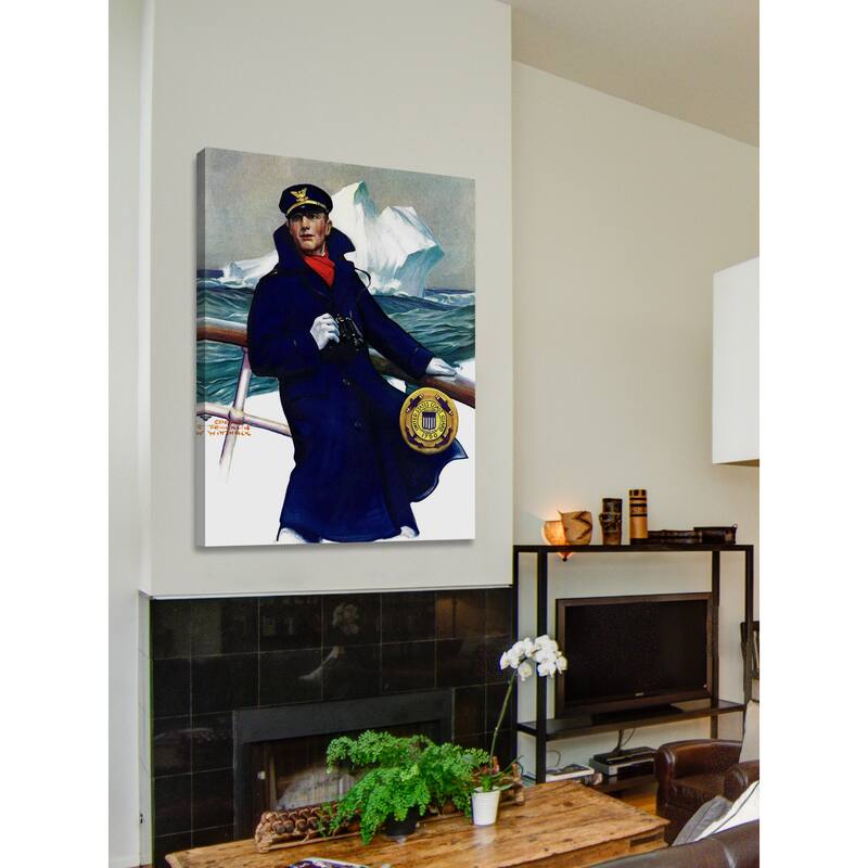 Marmont Hill - 'The Captain' Painting Print on Wrapped Canvas - Multi-Color