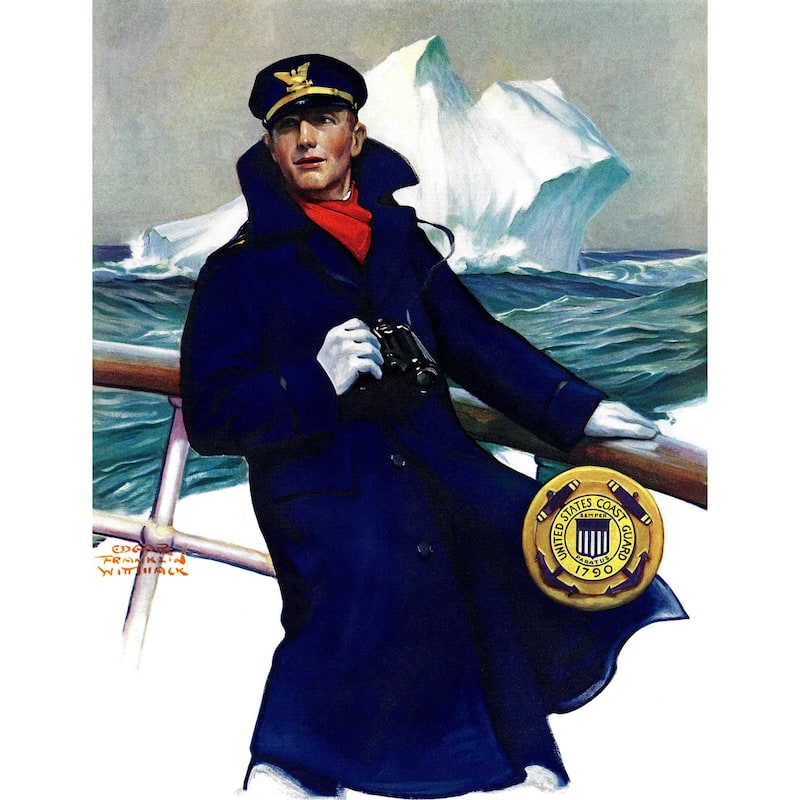 Marmont Hill - 'The Captain' Painting Print on Wrapped Canvas - Multi-Color