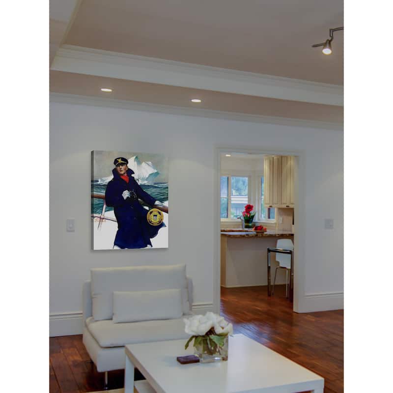 Marmont Hill - 'The Captain' Painting Print on Wrapped Canvas - Multi-Color