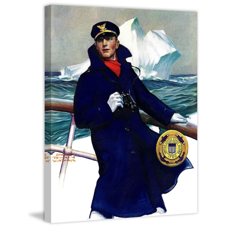 Marmont Hill - 'The Captain' Painting Print on Wrapped Canvas - Multi-Color