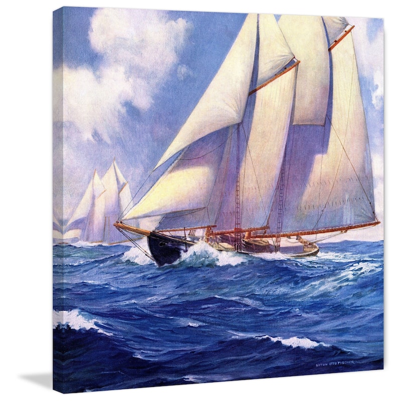 Marmont Hill - 'Catamaran' Painting Print on Wrapped Canvas - Multi-Color