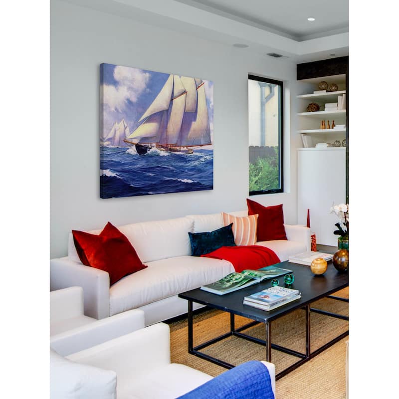 Marmont Hill - 'Catamaran' Painting Print on Wrapped Canvas - Multi-Color