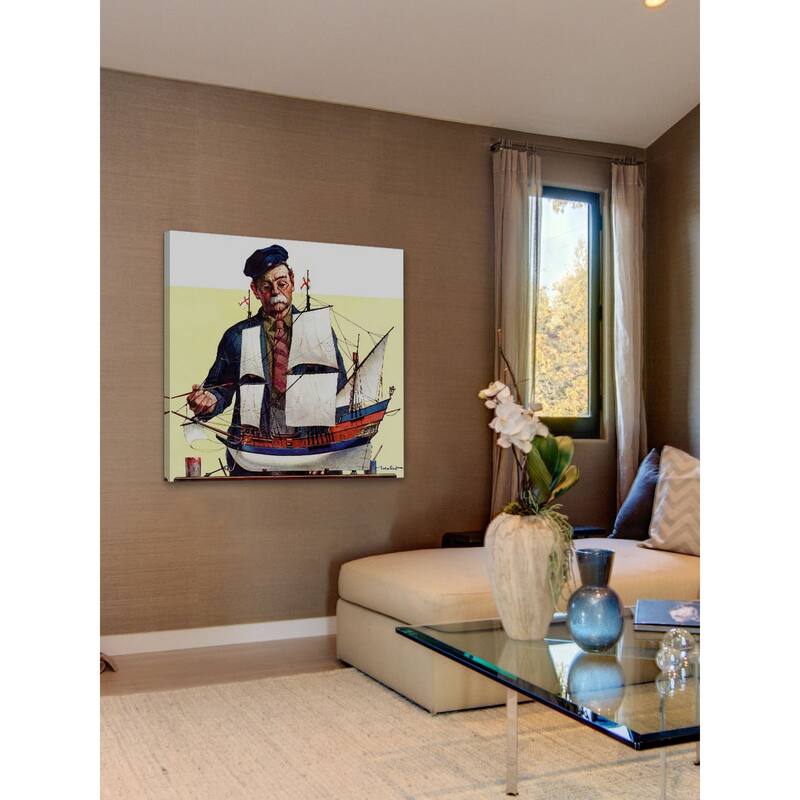 Marmont Hill - 'Model Ship' Painting Print on Wrapped Canvas - Multi-Color