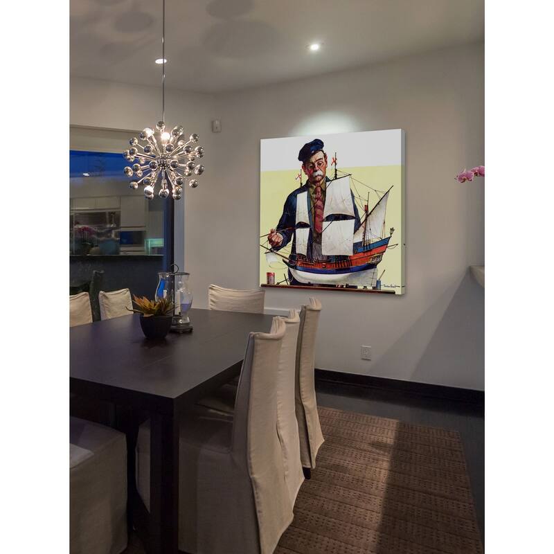 Marmont Hill - 'Model Ship' Painting Print on Wrapped Canvas - Multi-Color