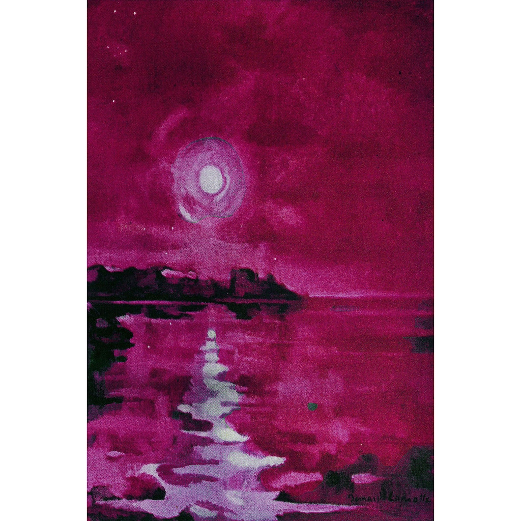 Marmont Hill - 'Fuchsia Waters' Painting Print on Wrapped Canvas - Multi-Color