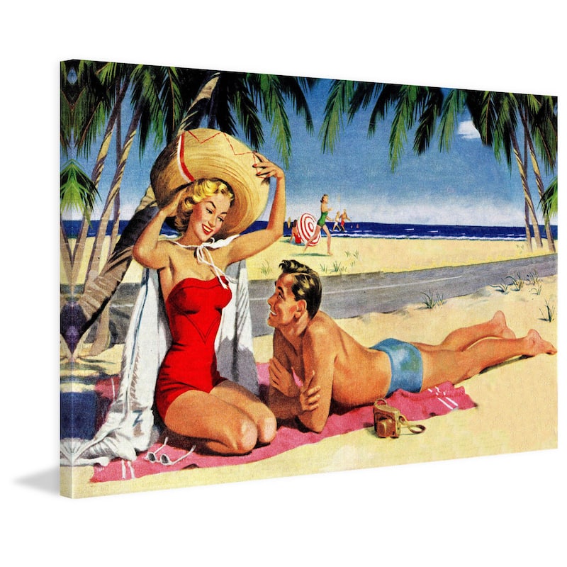 Marmont Hill - 'Sun Protection' Painting Print on Wrapped Canvas - Multi-Color