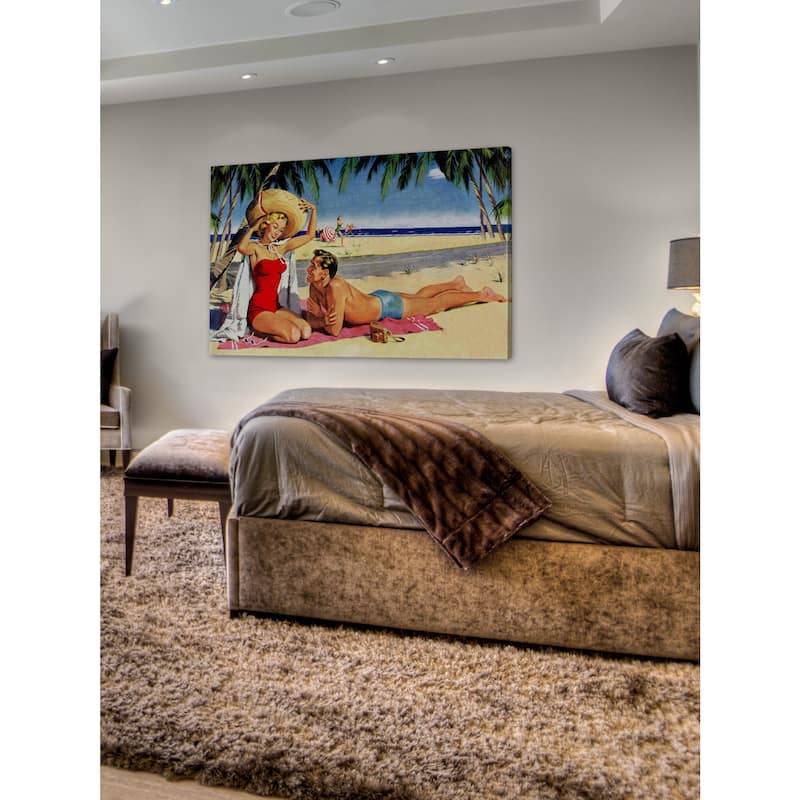Marmont Hill - 'Sun Protection' Painting Print on Wrapped Canvas - Multi-Color