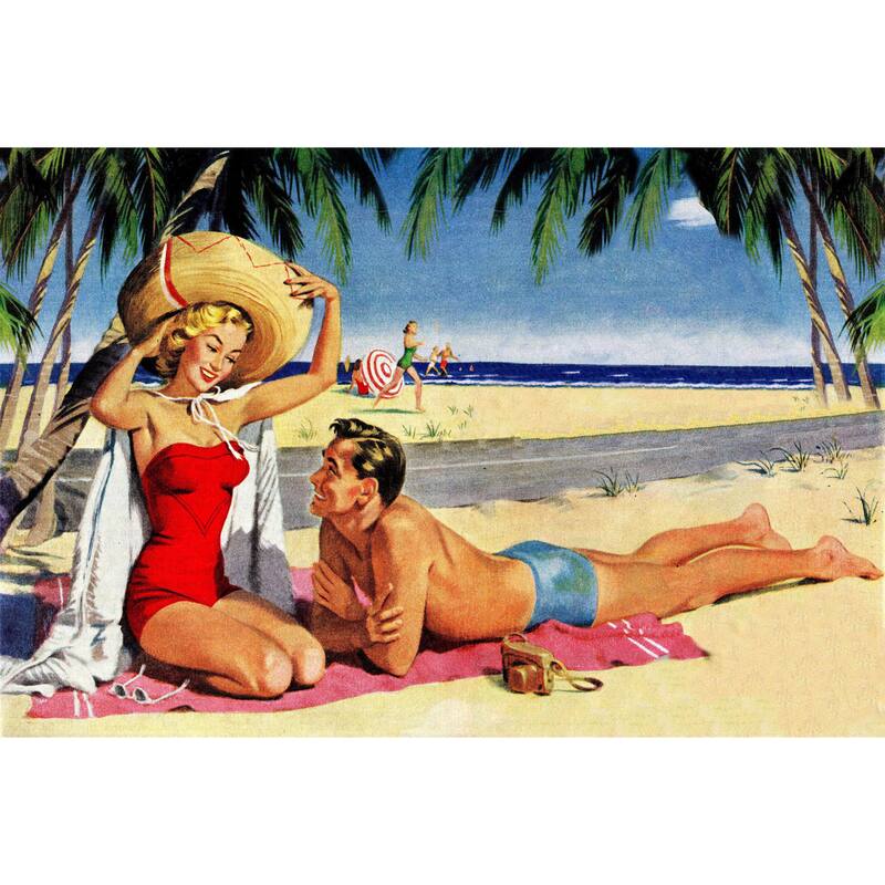 Marmont Hill - 'Sun Protection' Painting Print on Wrapped Canvas - Multi-Color