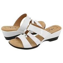 Softspots Cadence Osso White Sandals  